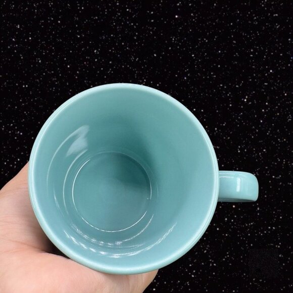 ROYAL DOULTON Teal GORDON RAMSAY MAZE Stoneware Mug Set 4 Light Blue Green - Picture 6 of 15